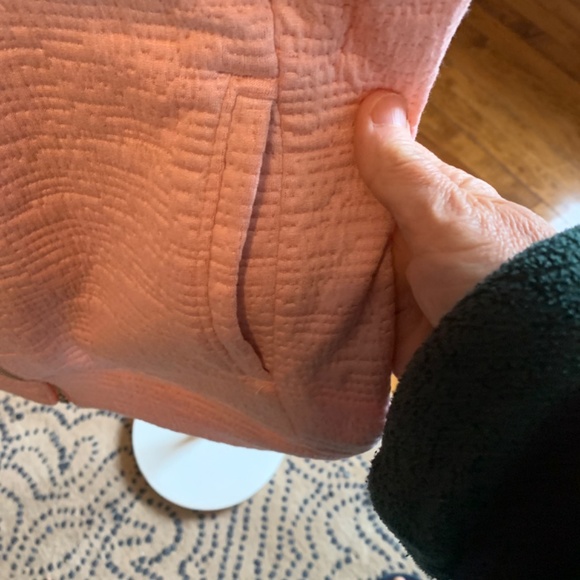 H by Halston zip up pink jacket. Worn twice - Picture 5 of 8